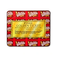 Wonka Golden Ticket Fleece Blanket - Willy Wonka and the Chocolate Factory