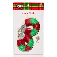 Candy Cane Fur Cuffs