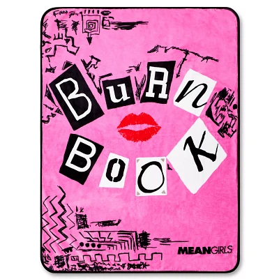 Mean Girls Burn Book Reversible Fleece Blanket