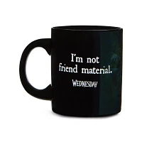 Wednesday Not Friend Material Coffee Mug - 20 oz.