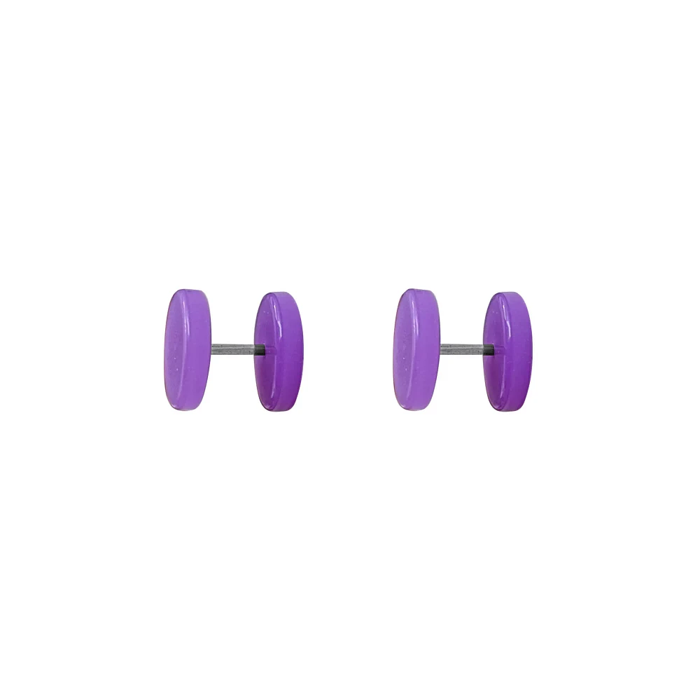 Glow in the Dark Purple Fake Plugs