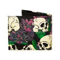 Skull & Rose Bifold Wallet