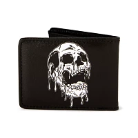 Buckle-Down Drippy Skull Bifold Wallet