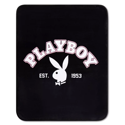 Pink Playboy Plaid Fleece Blanket