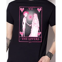 Victor and Emily Lovers Tarot Card T Shirt - Corpse Bride