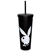 Playboy Bunny Cup with Straw - 24 oz.