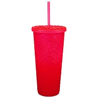 Plant Love and Kindness Textured Cup with Straw - 24 oz.