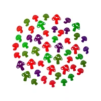 Black Light Mushroom Decals - 50 Pack