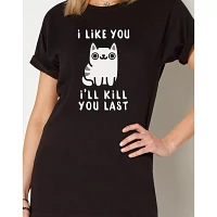 I'll Kill You Last T Shirt - Beards and Cats