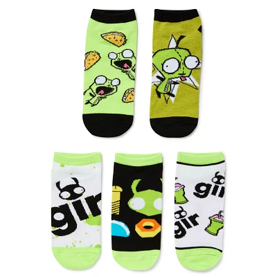 Multi-Pack GIR Socks 5 Pack - Invader Zim