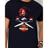 Chucky Scissors T Shirt - Child's Play 2