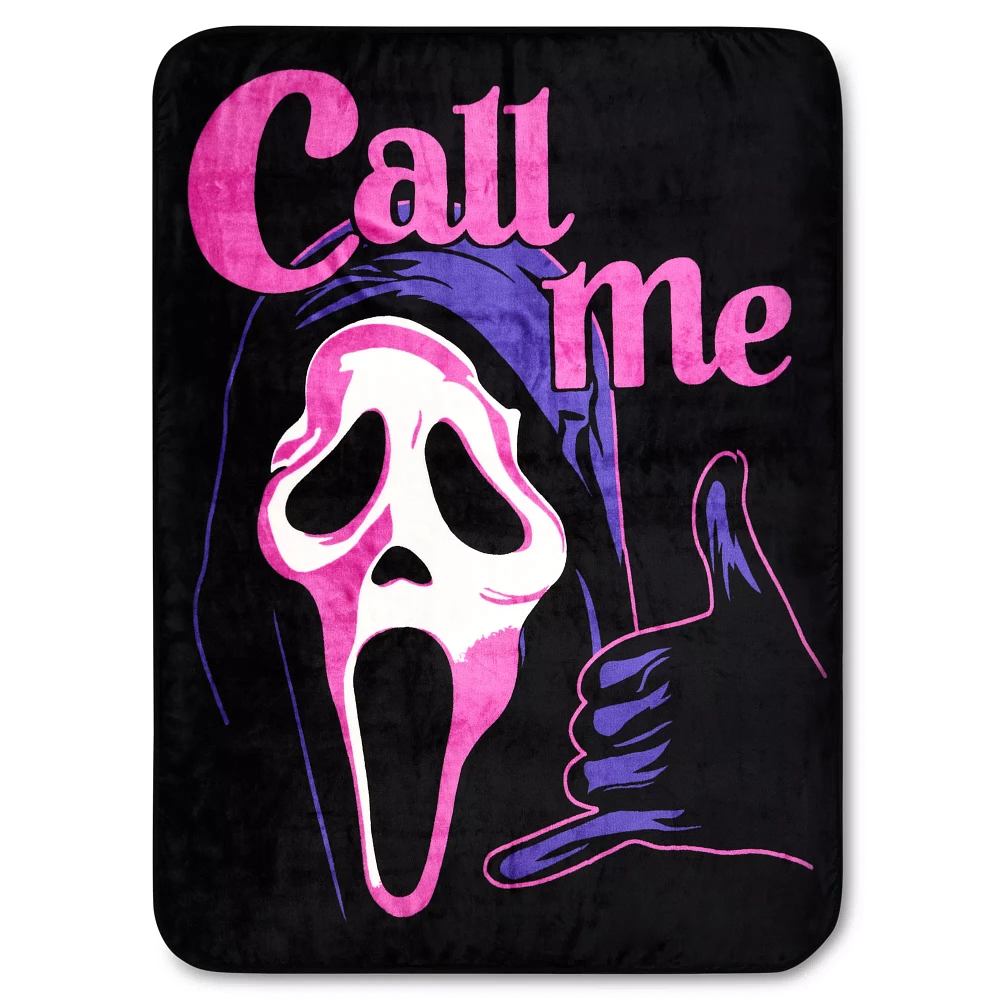 Ghost Face Call Me Double Sided Fleece Blanket