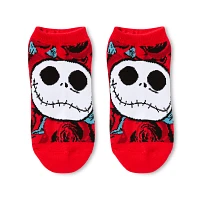Multi-Pack Jack Skellington and Sally No Show Socks 5 Pack - The Nightmare Before Christmas