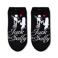 Multi-Pack Jack Skellington and Sally No Show Socks 5 Pack - The Nightmare Before Christmas