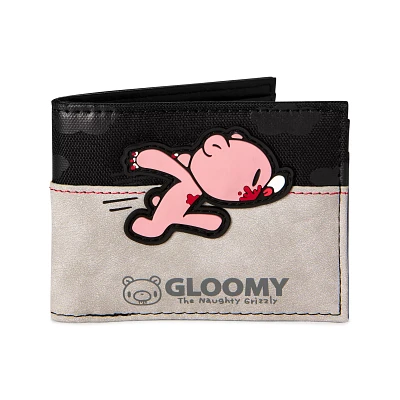 Gloomy Bear Badge Bifold Wallet - Gloomy Bear