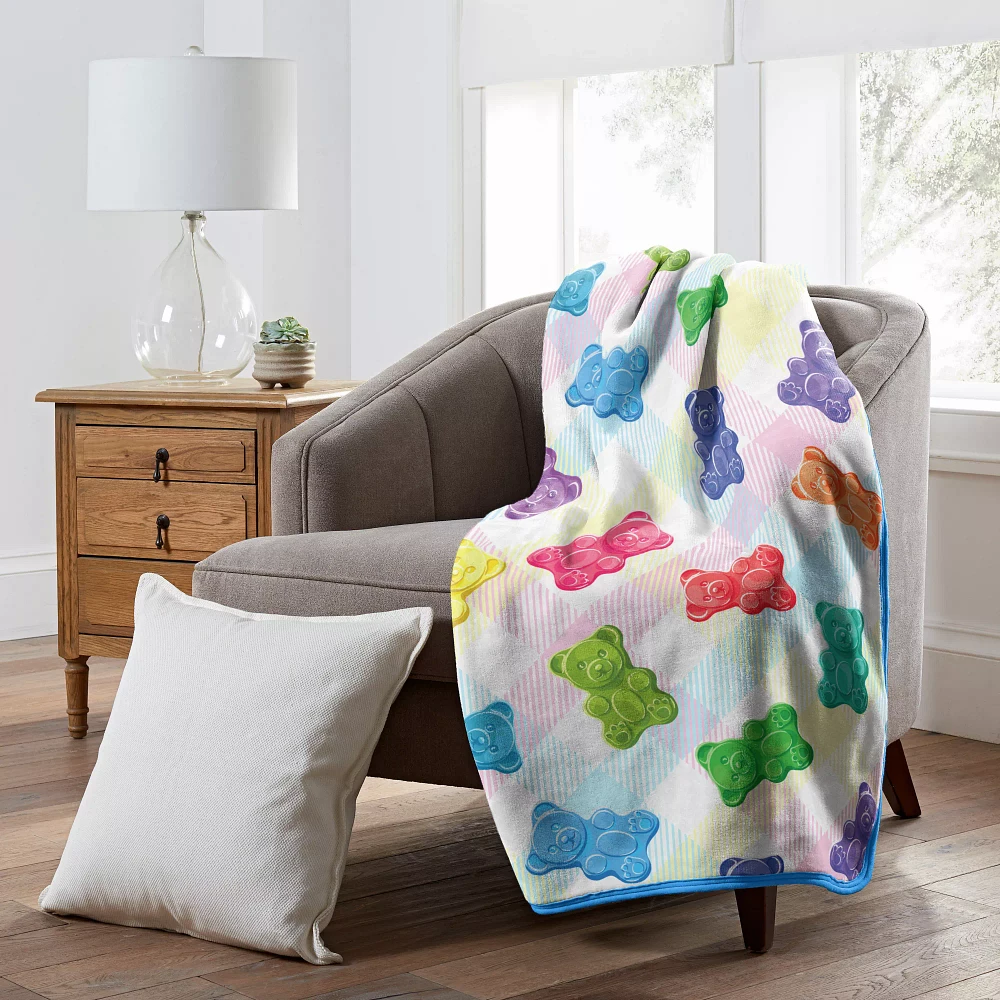 Disco Picnic Bears Fleece Blanket
