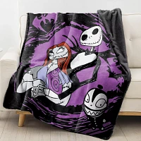 Jack Skellington and Sally Portrait Sherpa Fleece Blanket - The Nightmare Before Christmas