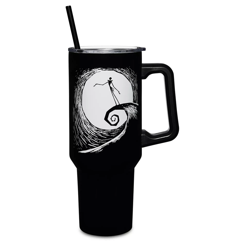The Nightmare Before Christmas Jack Skellington Travel Tumbler with Straw - 40 oz.