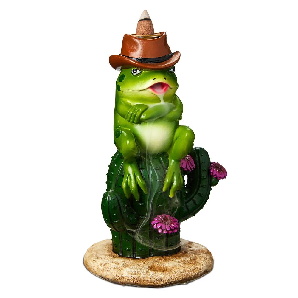 Western Frog Backflow Incense Burner