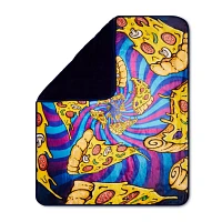 Pizza Trip Reversible Fleece Blanket