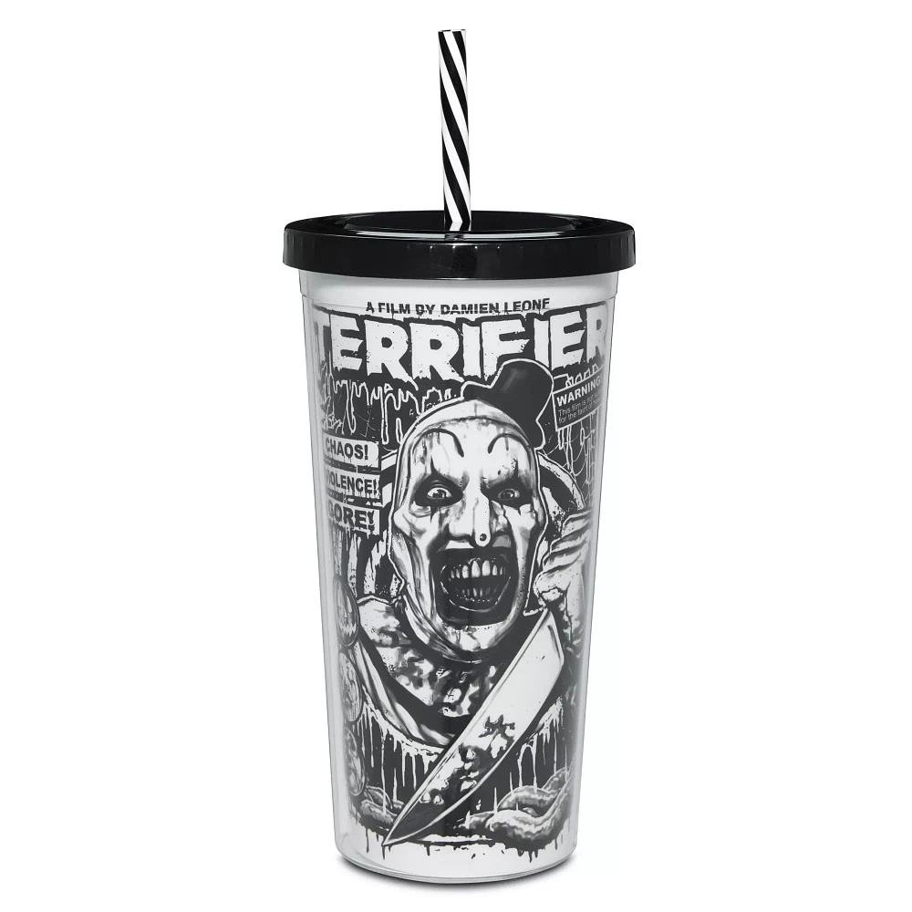 Art the Clown Cup with Straw 16 oz. - Terrifier 2