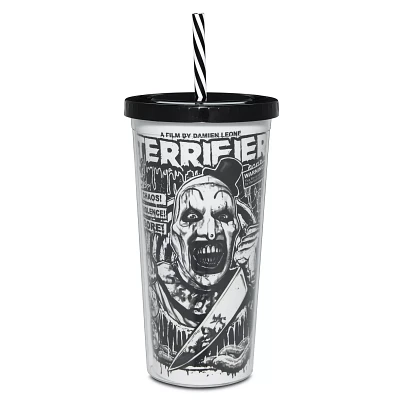 Art the Clown Cup with Straw 16 oz. - Terrifier 2