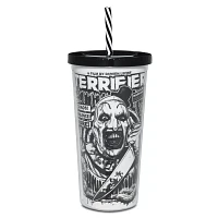 Art the Clown Cup with Straw 16 oz. - Terrifier 2