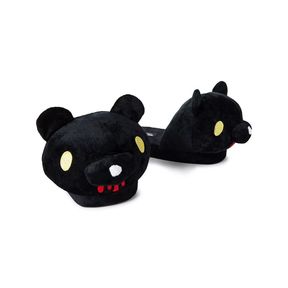 Black Gloomy Bear Plush Slippers