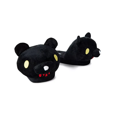 Black Gloomy Bear Plush Slippers
