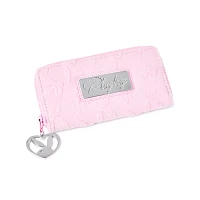 Pink Playboy Bunny Terry Rhinestone Zip Wallet