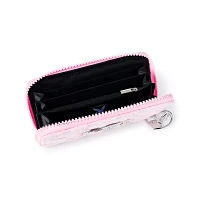 Pink Playboy Bunny Terry Rhinestone Zip Wallet