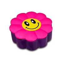 Smiley Face Flower Swivel Lid Ashtray
