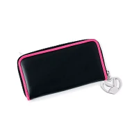 Playboy Bunny 3D Pink and Black Zip Wallet