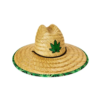 Weed Leaf Lifeguard Hat