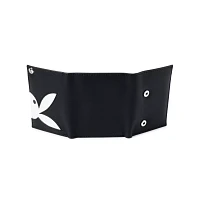 Black Playboy Bunny Trifold Chain Wallet