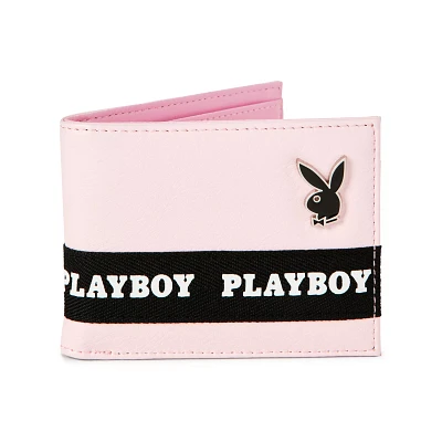 Pink Playboy Taping Bifold Wallet