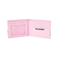 Pink Playboy Taping Bifold Wallet