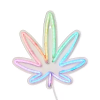 Weed Leaf Neon Light
