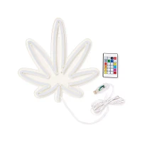 Weed Leaf Neon Light