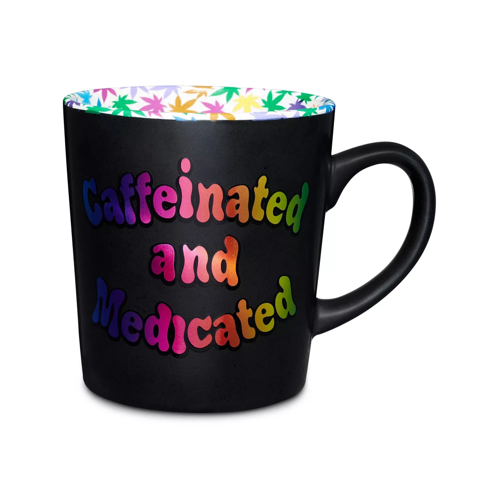 Caffeinated and Medicated Coffee Mug - 20 oz.
