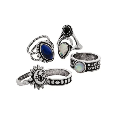 Multi-Pack Celestial Rings - 5 Pack