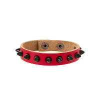 Multi-Pack Spike Red and White Bracelets - 2 Pack
