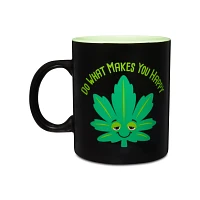 Do What Makes You Happy Weed Leaf Coffee Mug - 20 oz.
