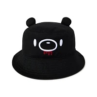 Black Gloomy Bear Face Bucket Hat