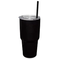 Skeleton Middle Finger Travel Tumbler with Straw - 30 oz.