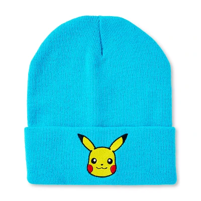 Blue Pikachu Cuff Beanie Hat - Pokémon
