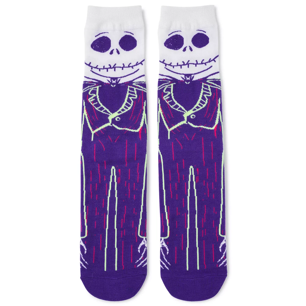 360 Glow in the Dark Jack Skellington Crew Socks - The Nightmare Before Christmas
