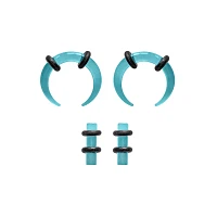 Multi-Pack Glow the Dark Teal Pinchers and Plugs - 2 Pair