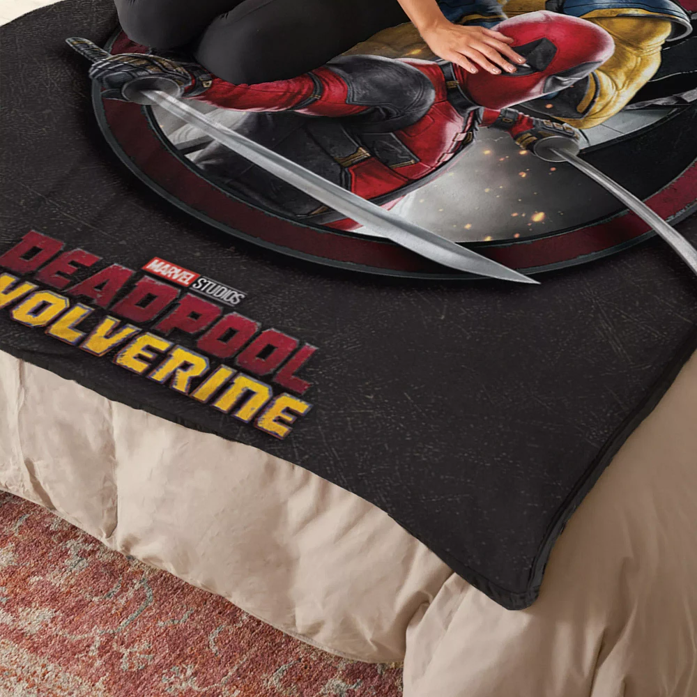 Deadpool and Wolverine Fleece Blanket - Marvel