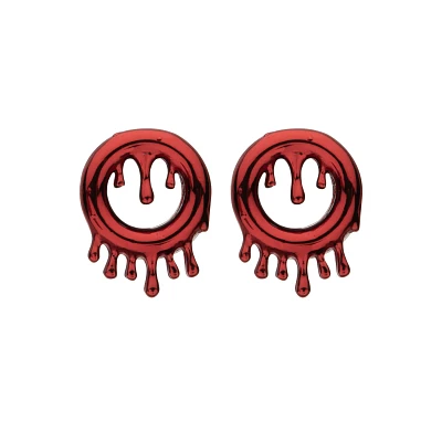 Red Drippy Screw Tunnel Plugs